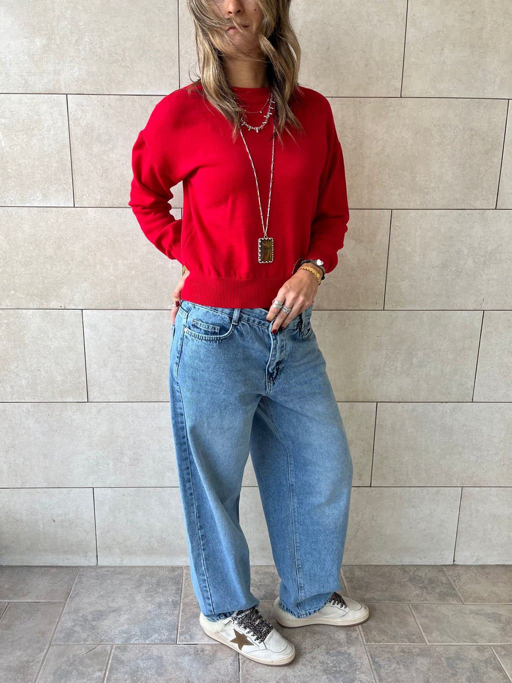 Light Blue Go To Balloon Jeans