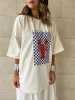 Lobster Chess Oversized T-Shirt