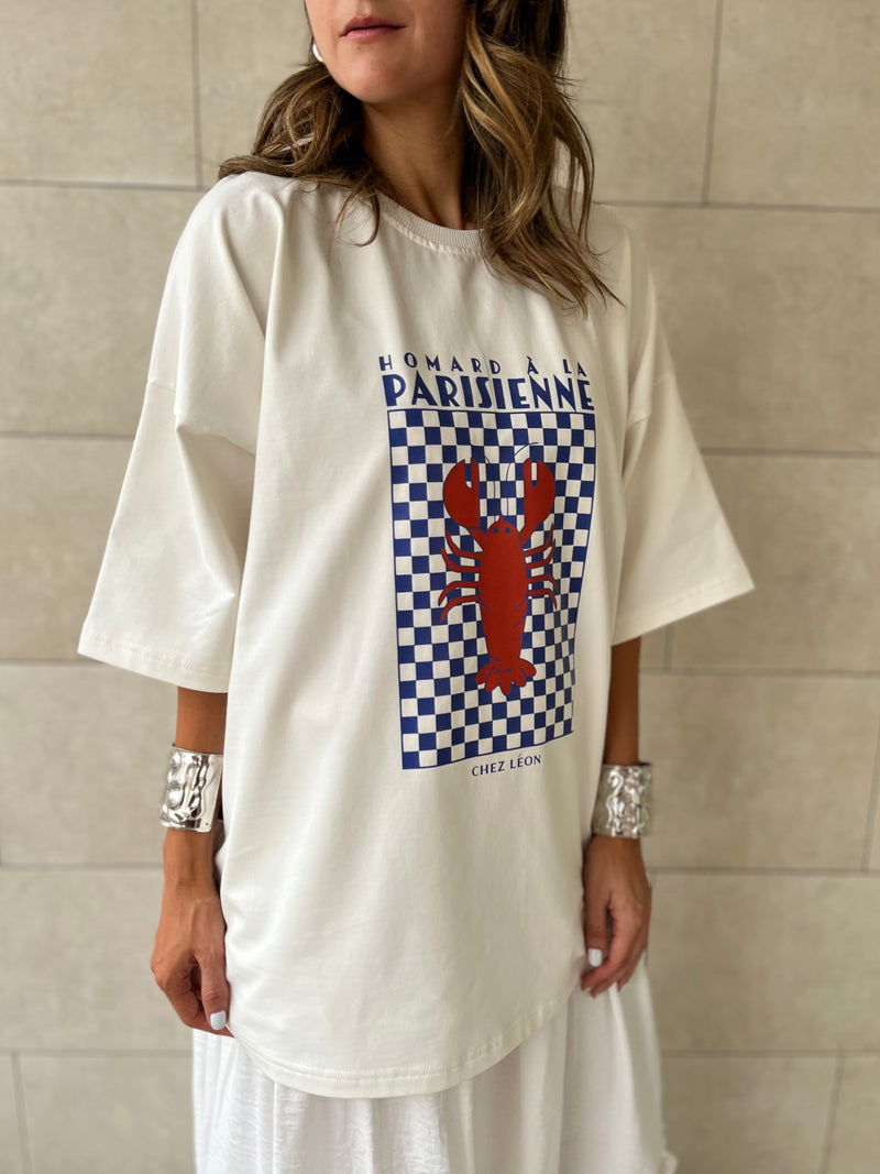 Lobster Chess Oversized T-Shirt