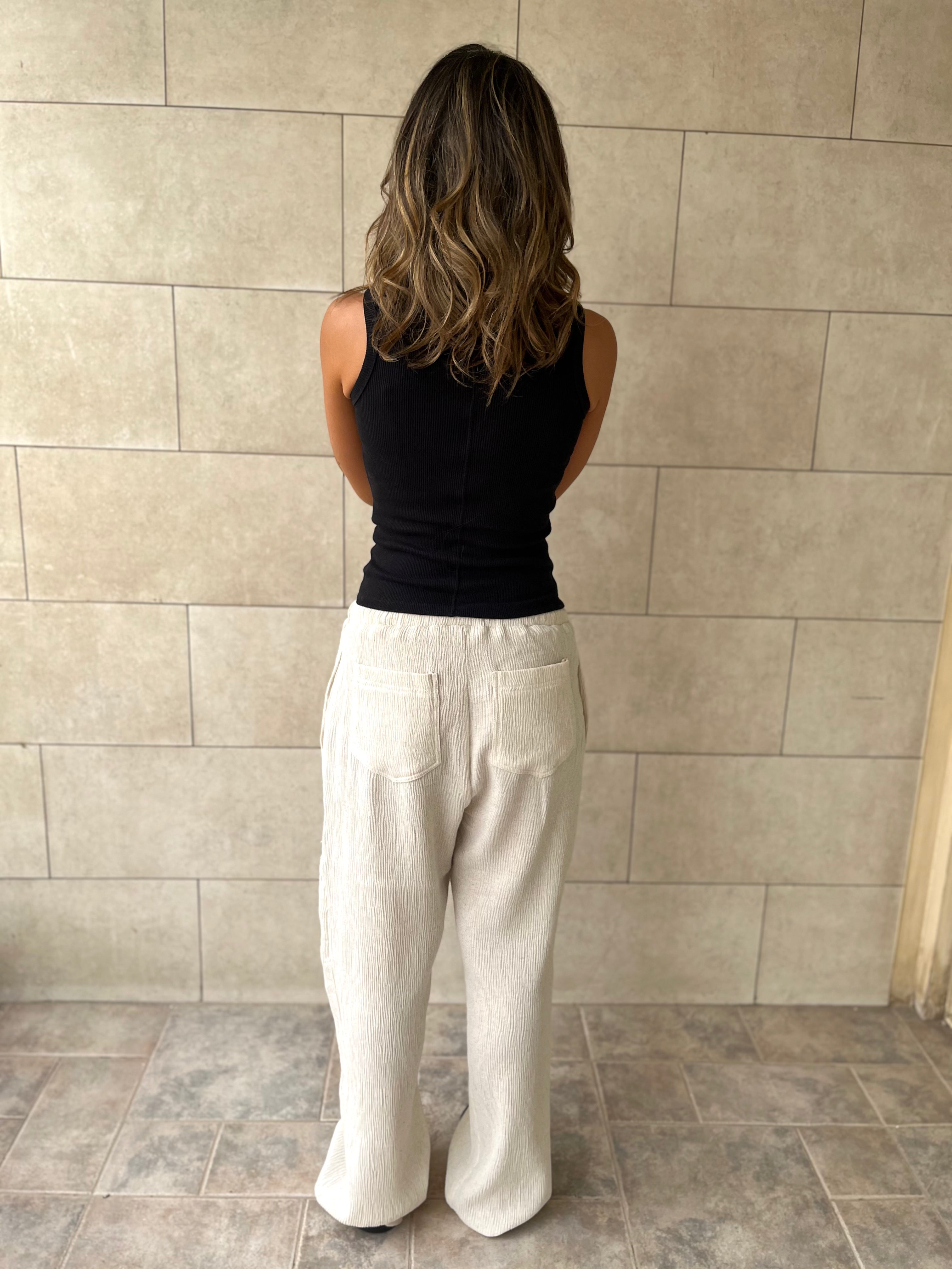 Crinkle Rope Pants
