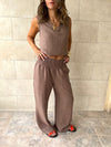 Cafe 2 Pieces Sleeveless Set