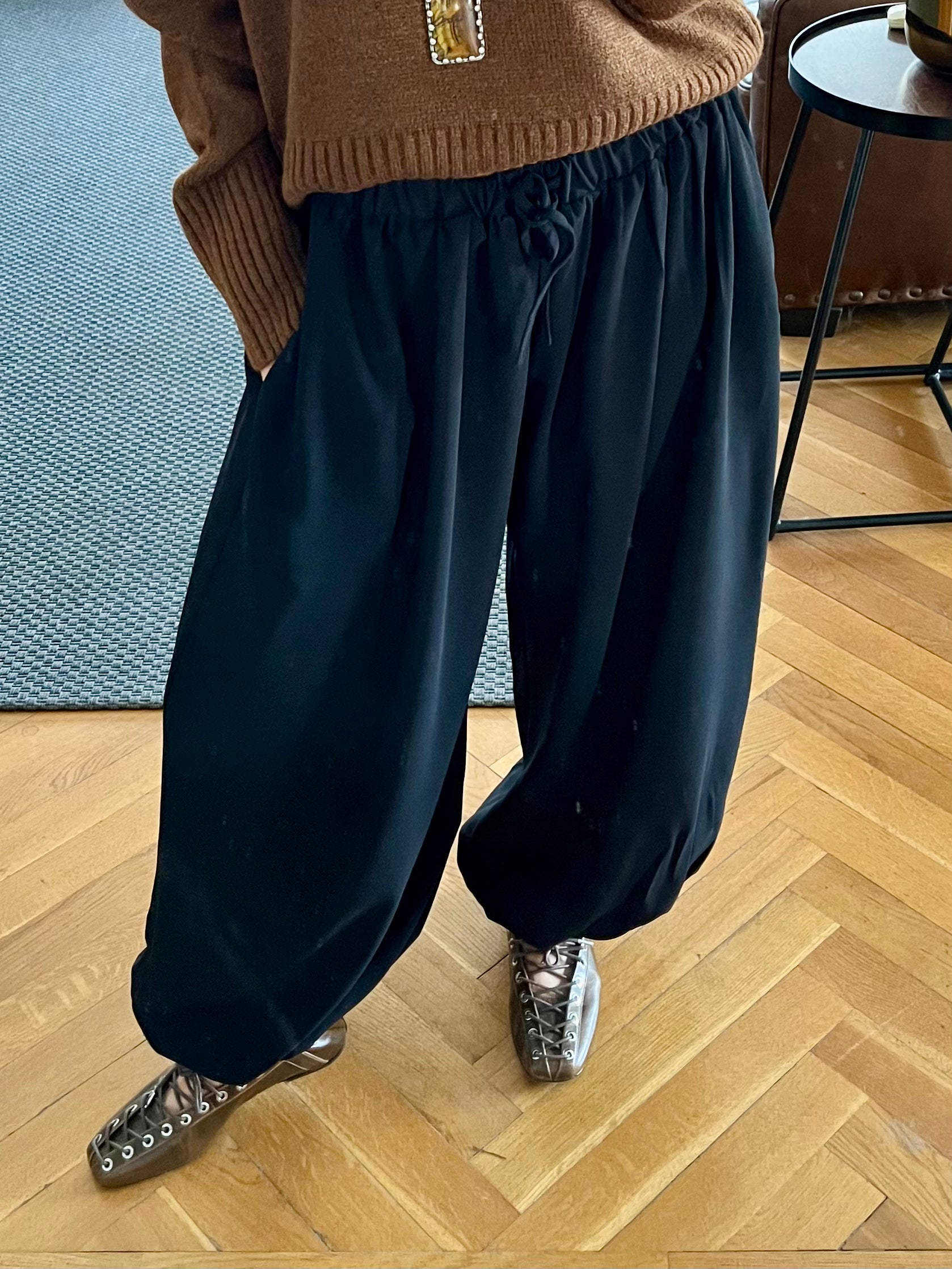 Black Balloon Pants