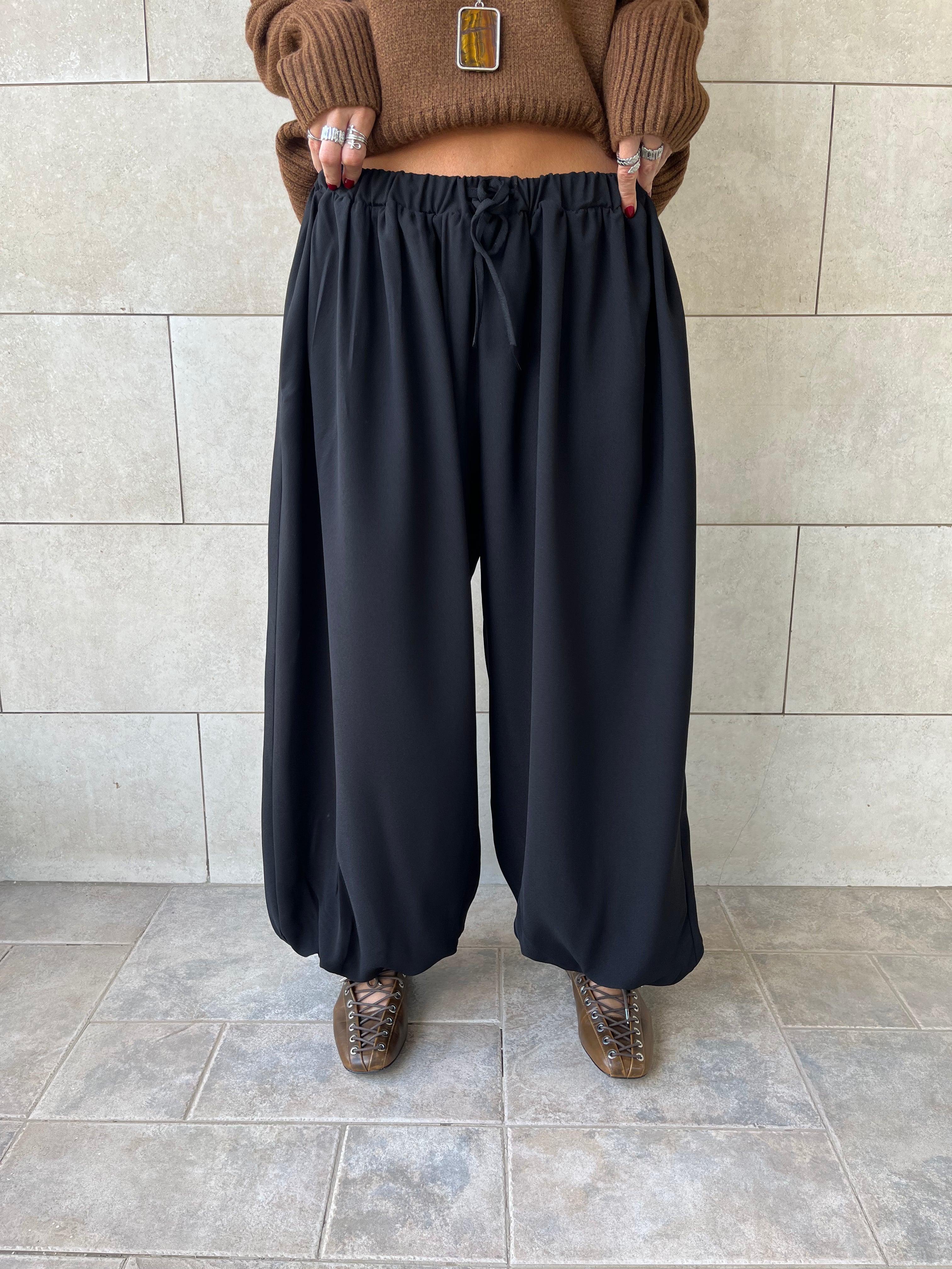 Black Balloon Pants