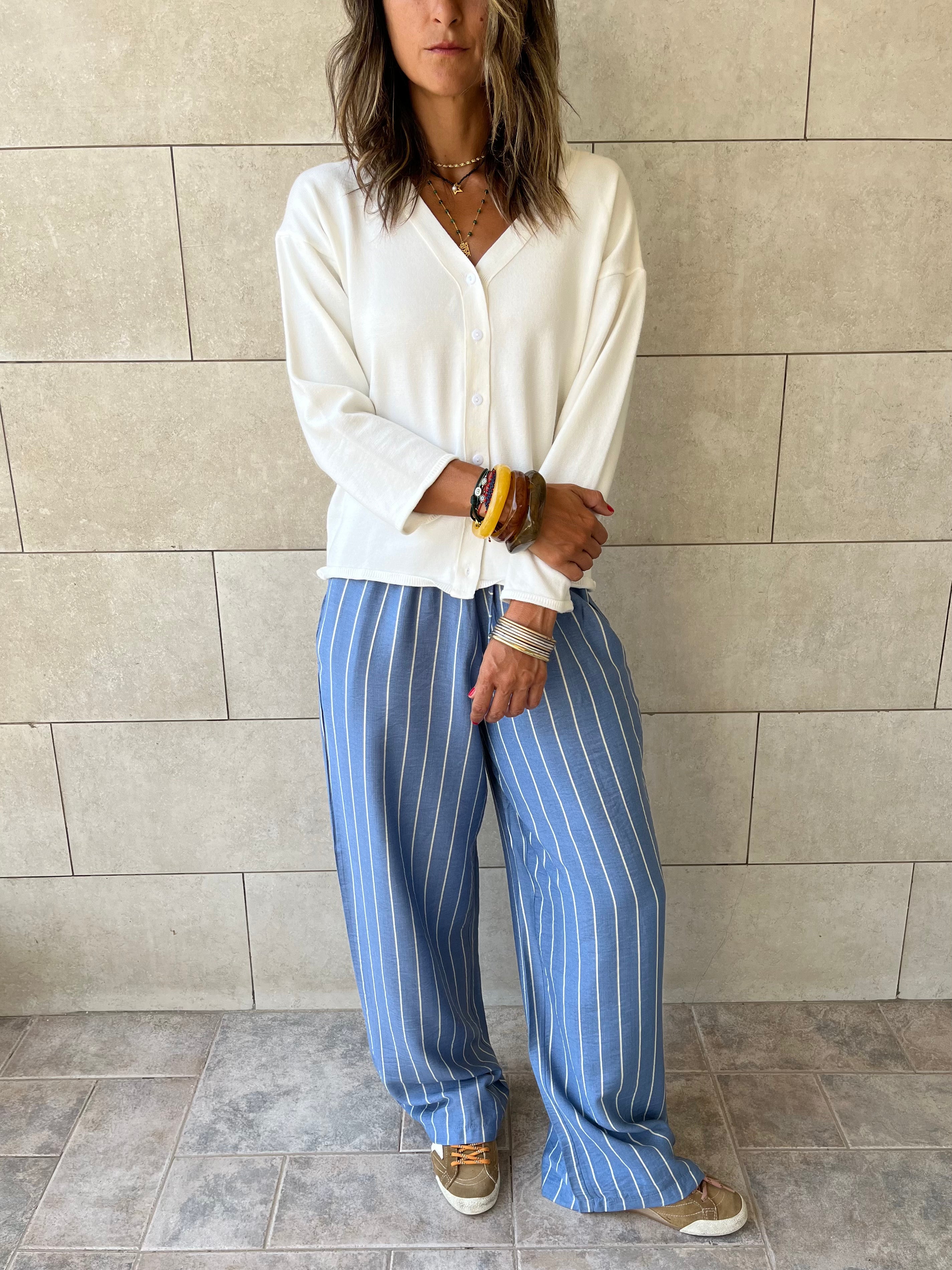 White Everyday Light Knit Cardigan