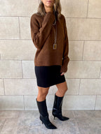 Black Scuba Skirt