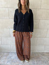 Black Everyday Light Knit Cardigan