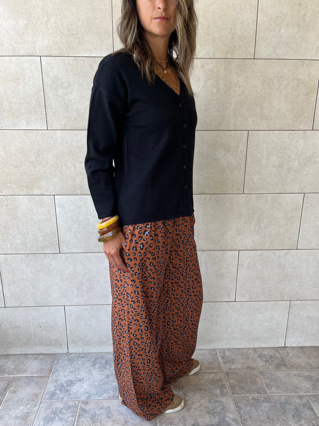 Black Everyday Light Knit Cardigan