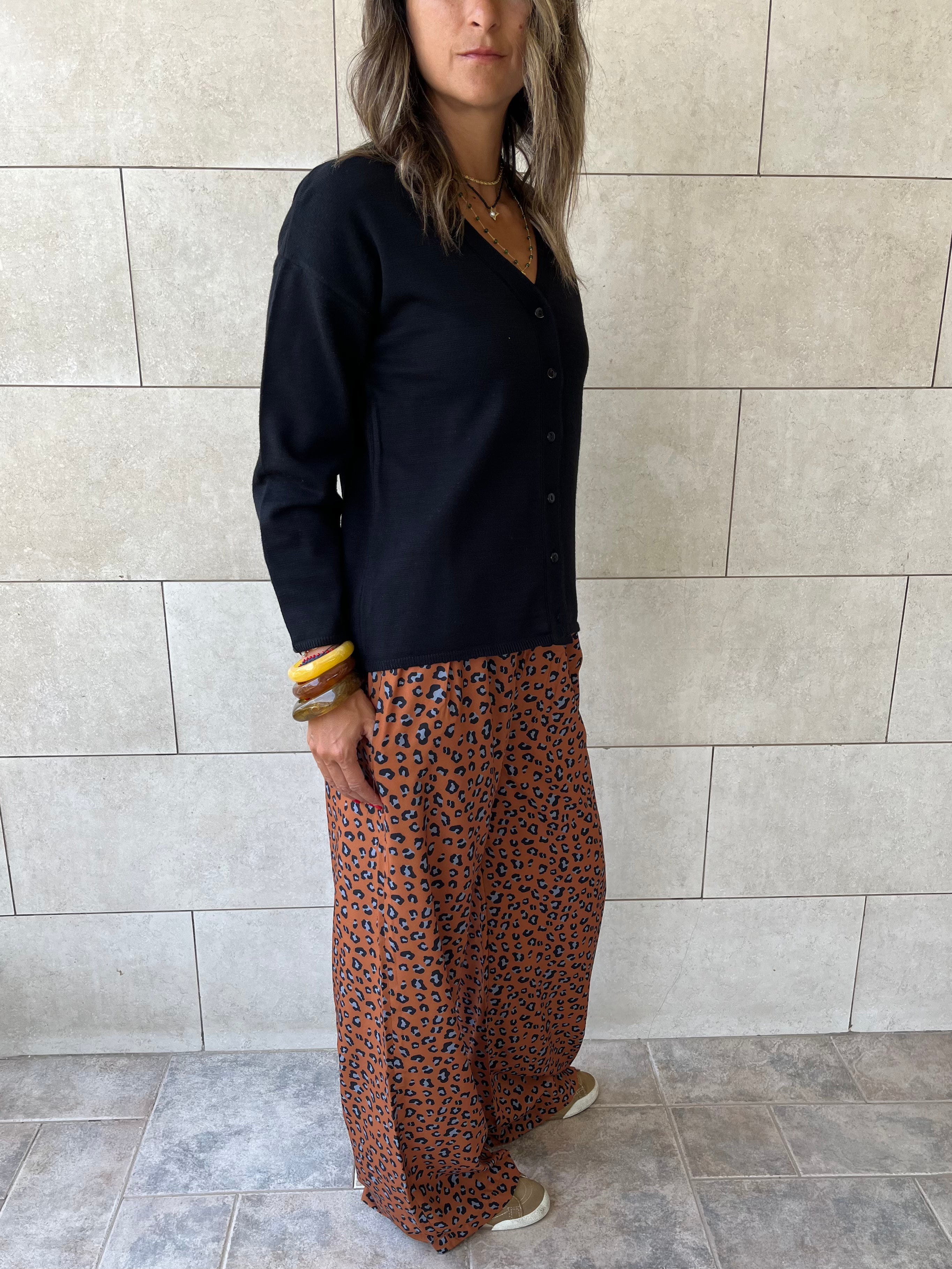 Black Everyday Light Knit Cardigan