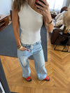 White 101 Interknit One Shoulder Top
