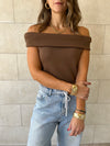 Chocolate Brown Muse Top