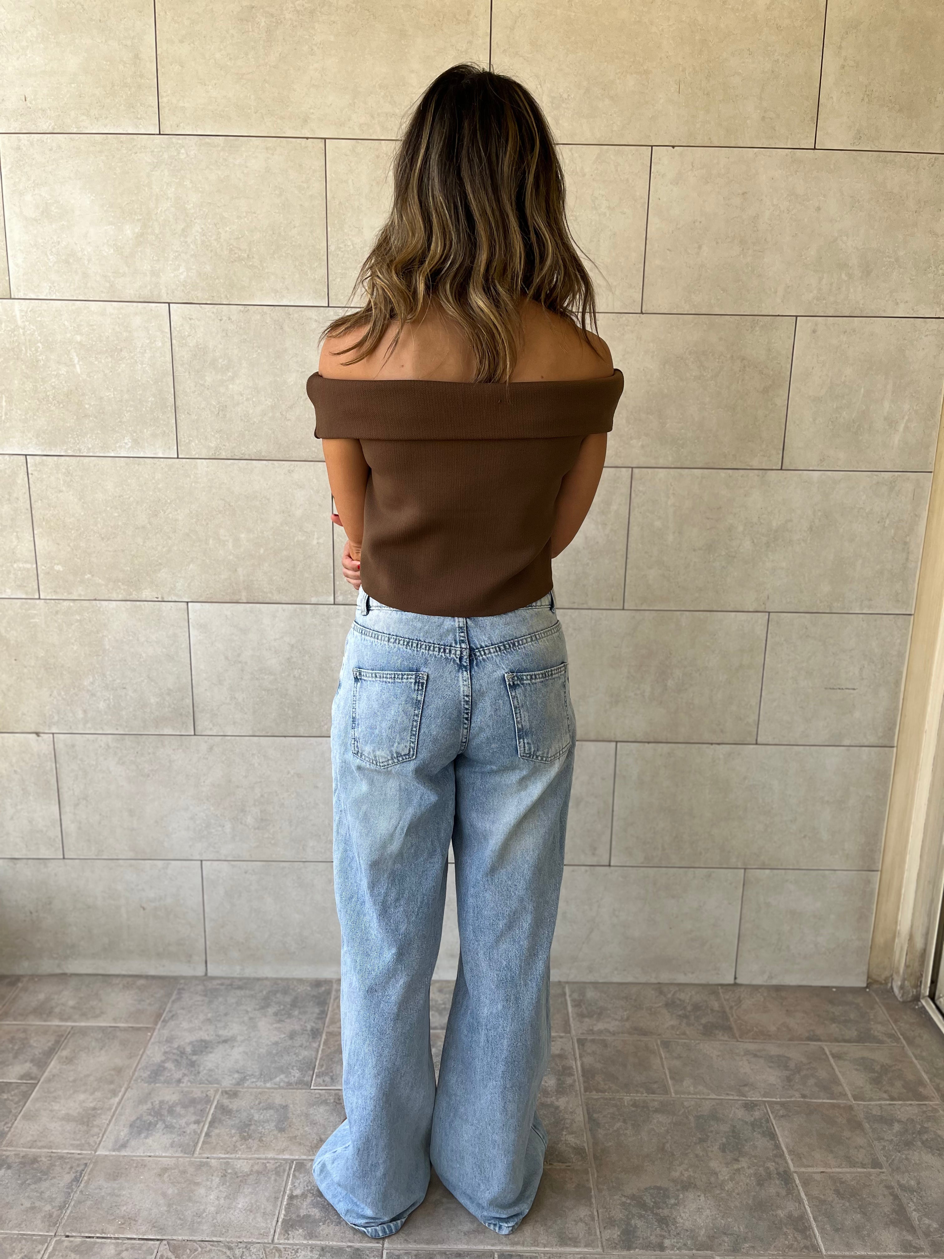 Chocolate Brown Muse Top