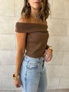 Chocolate Brown Muse Top