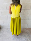 Lime & Yellow Double Life Linen Dress