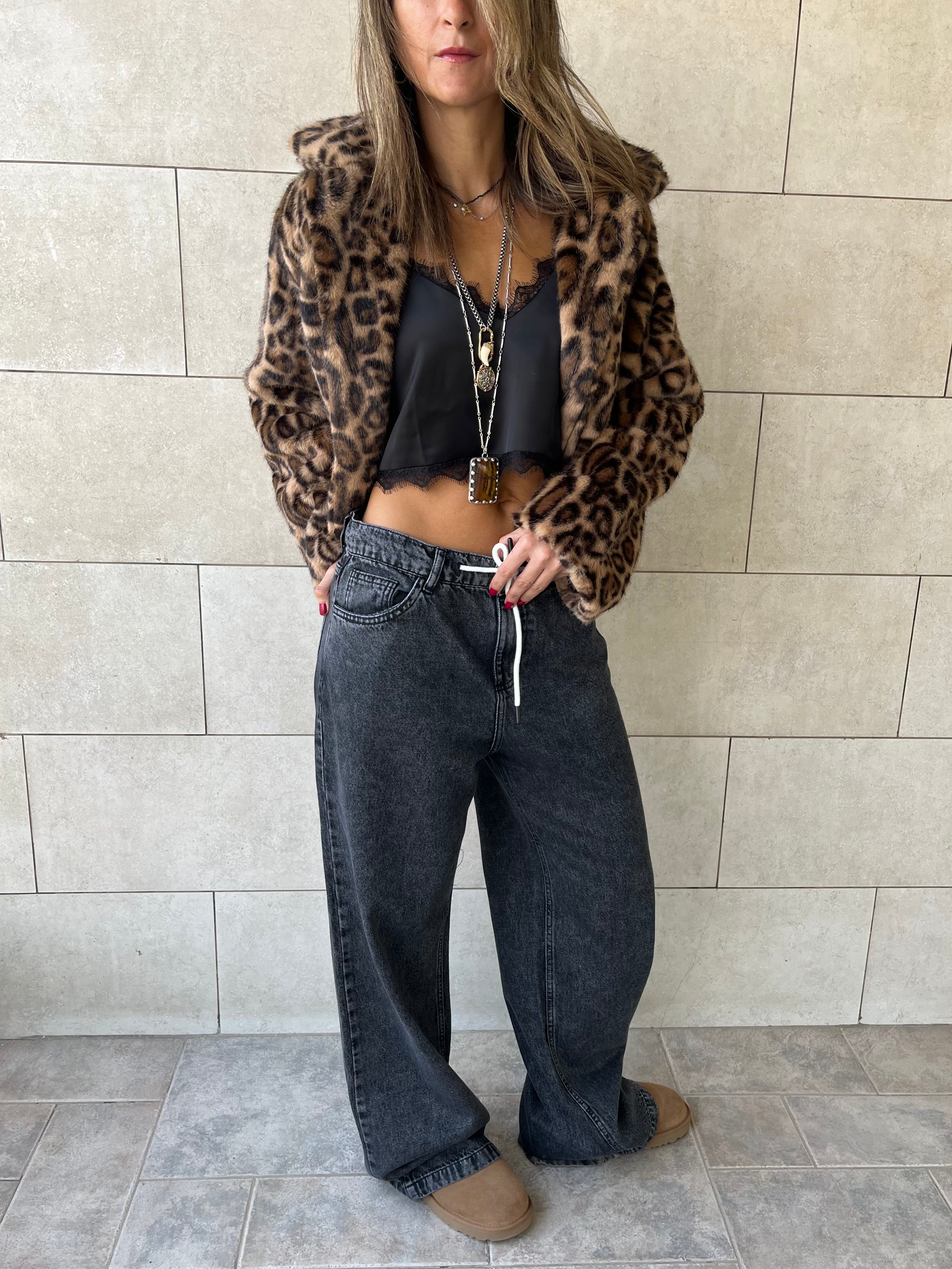 Grey Rope Denim jeans