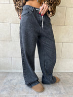 Grey Rope Denim jeans
