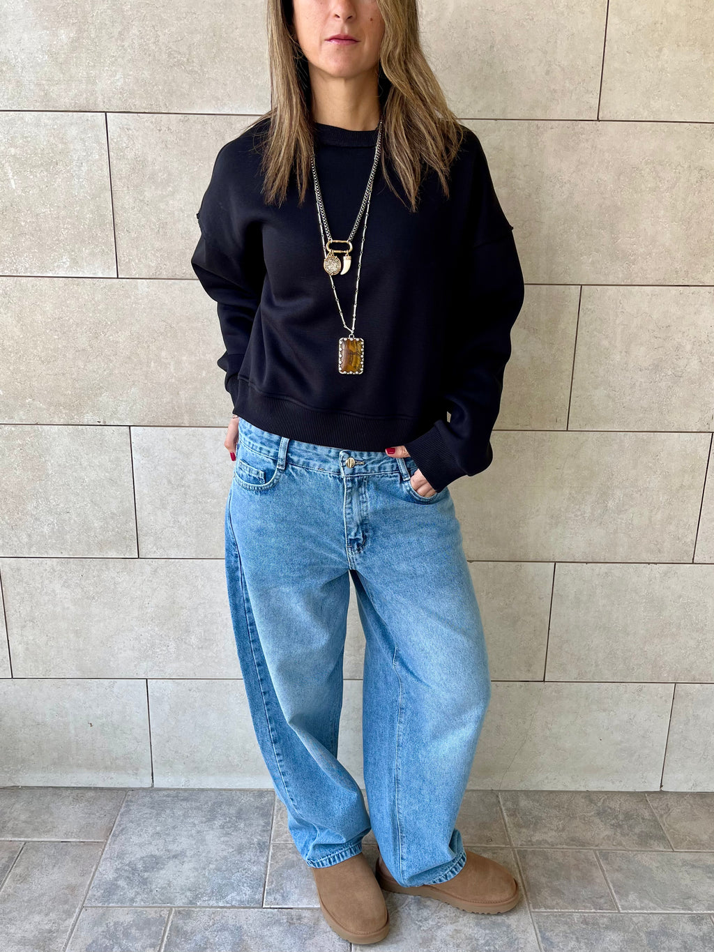 Black Everyday Core Sweatshirt