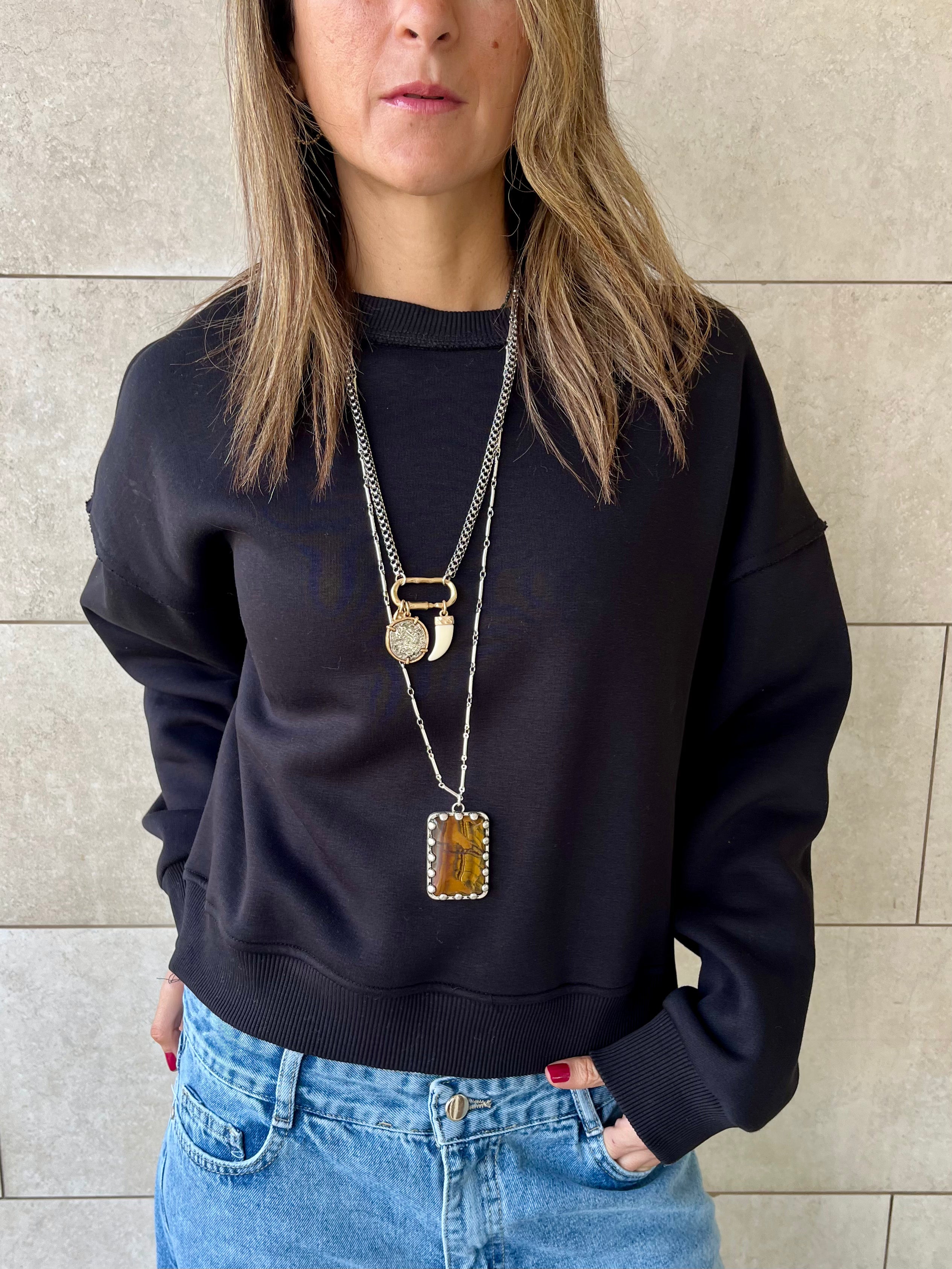 Black Everyday Core Sweatshirt