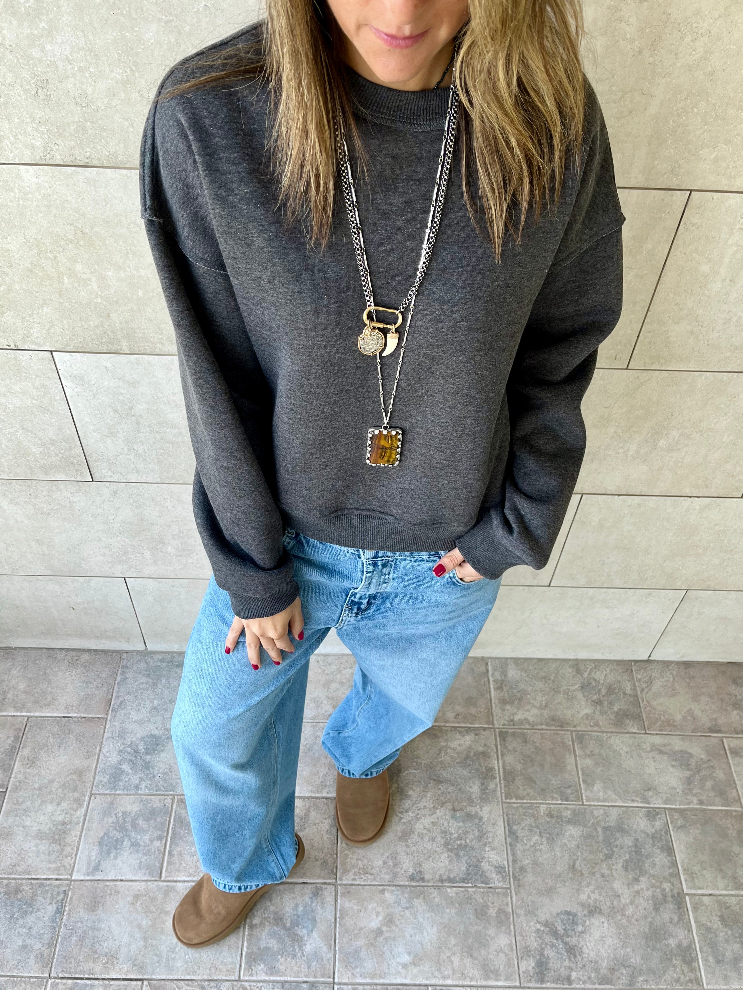 Grey Everyday Core Sweatshirt