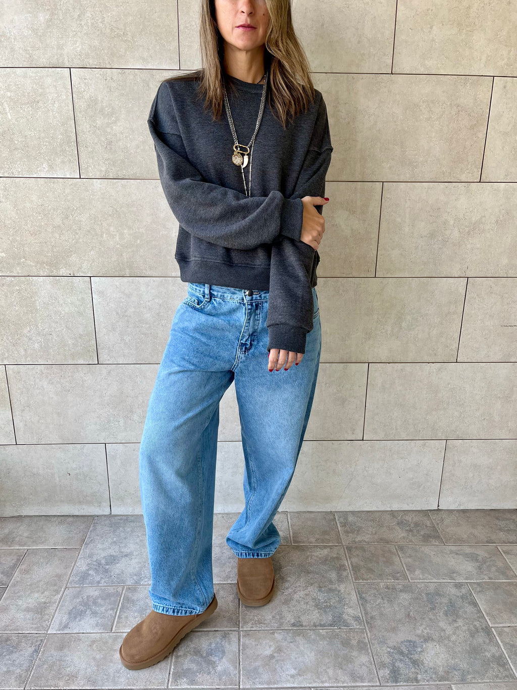 Grey Everyday Core Sweatshirt