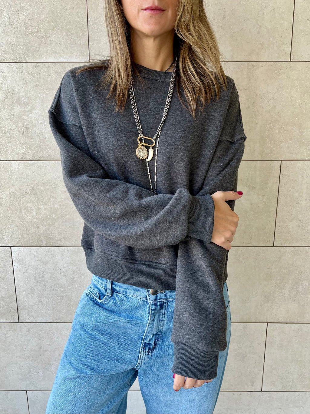 Grey Everyday Core Sweatshirt