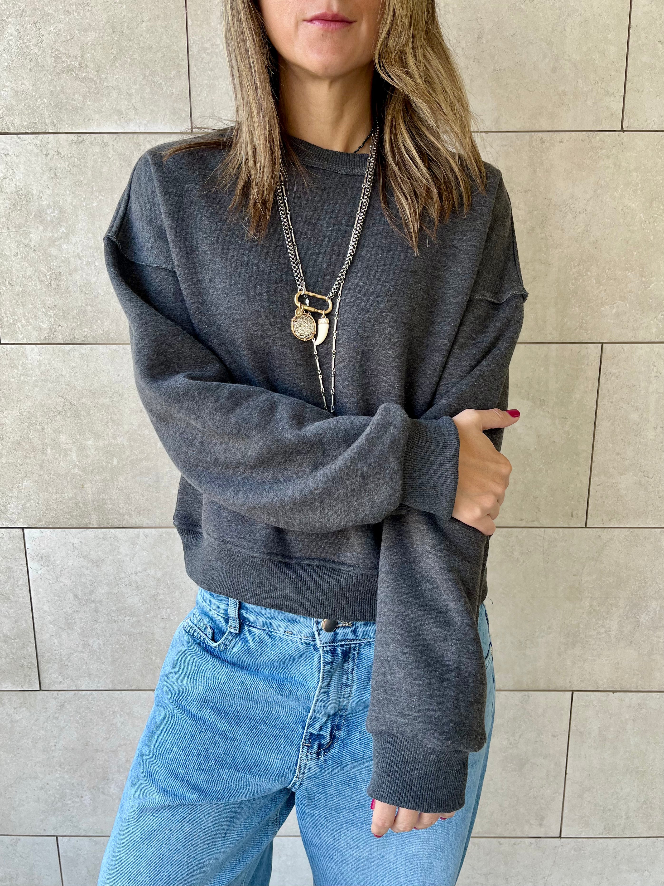 Grey Everyday Core Sweatshirt