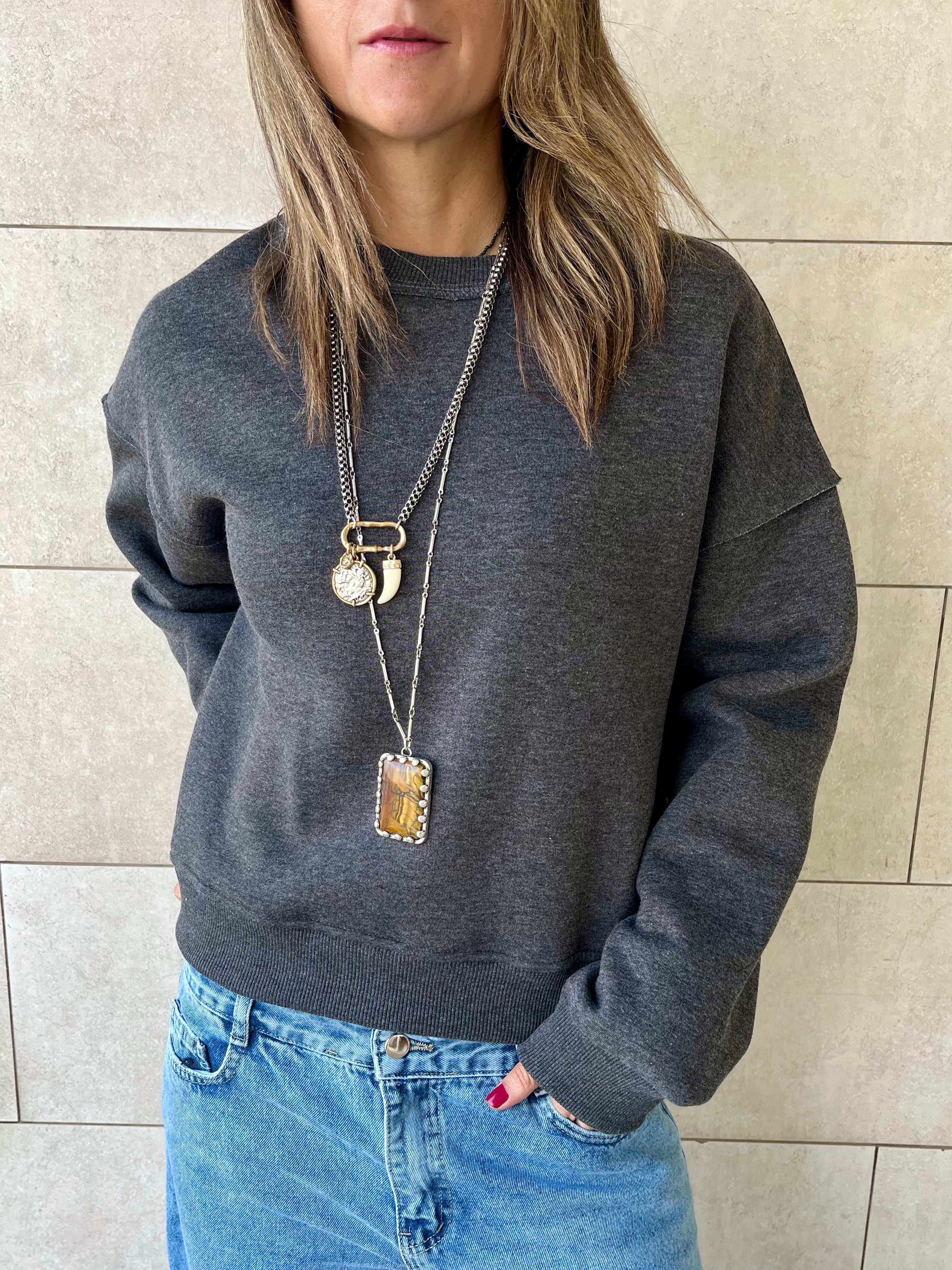 Grey Everyday Core Sweatshirt