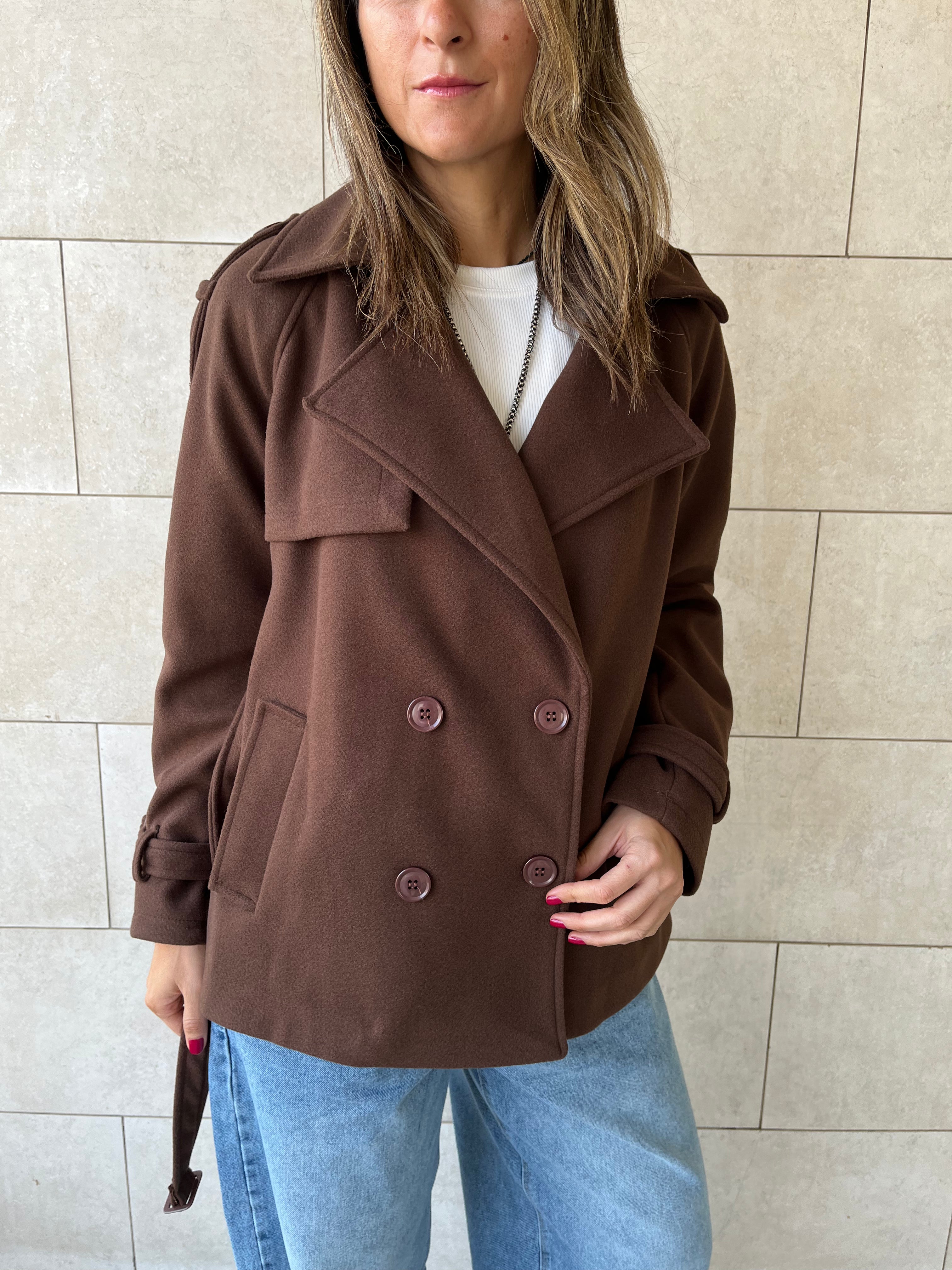 Brown Trench Edit Jacket