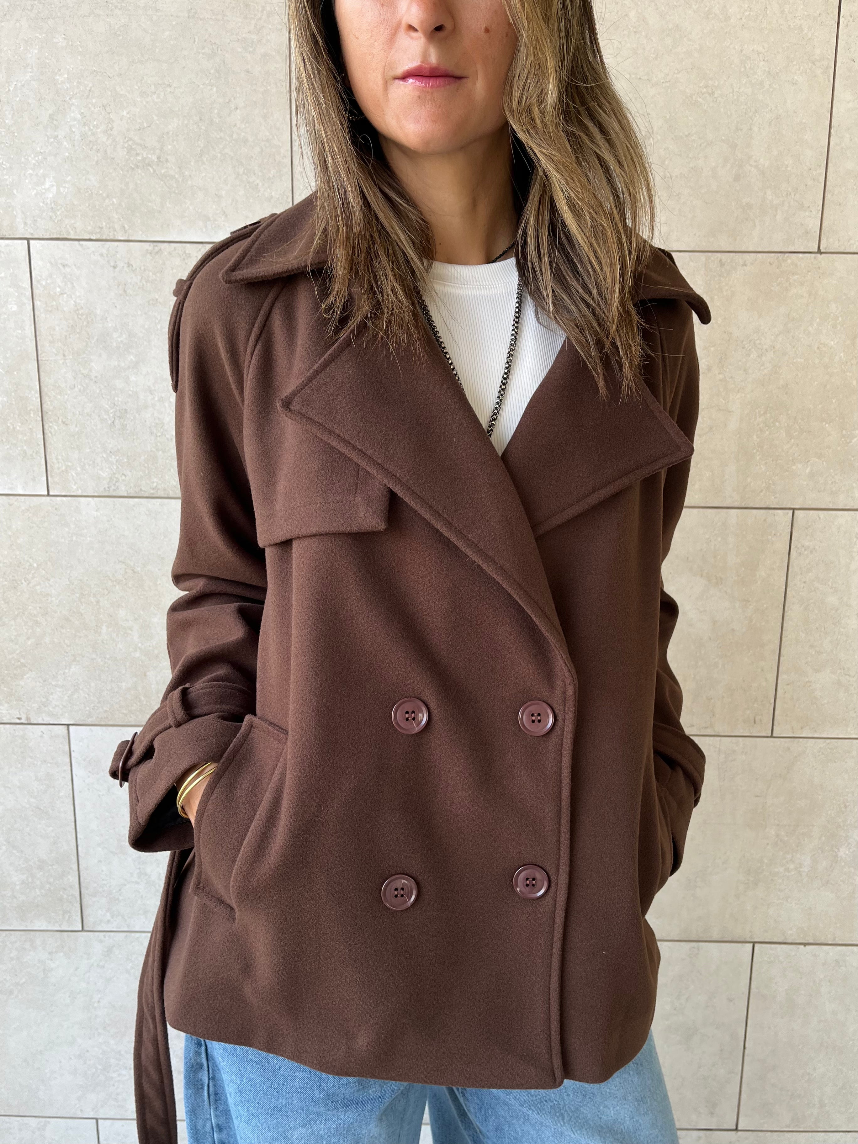 Brown Trench Edit Jacket