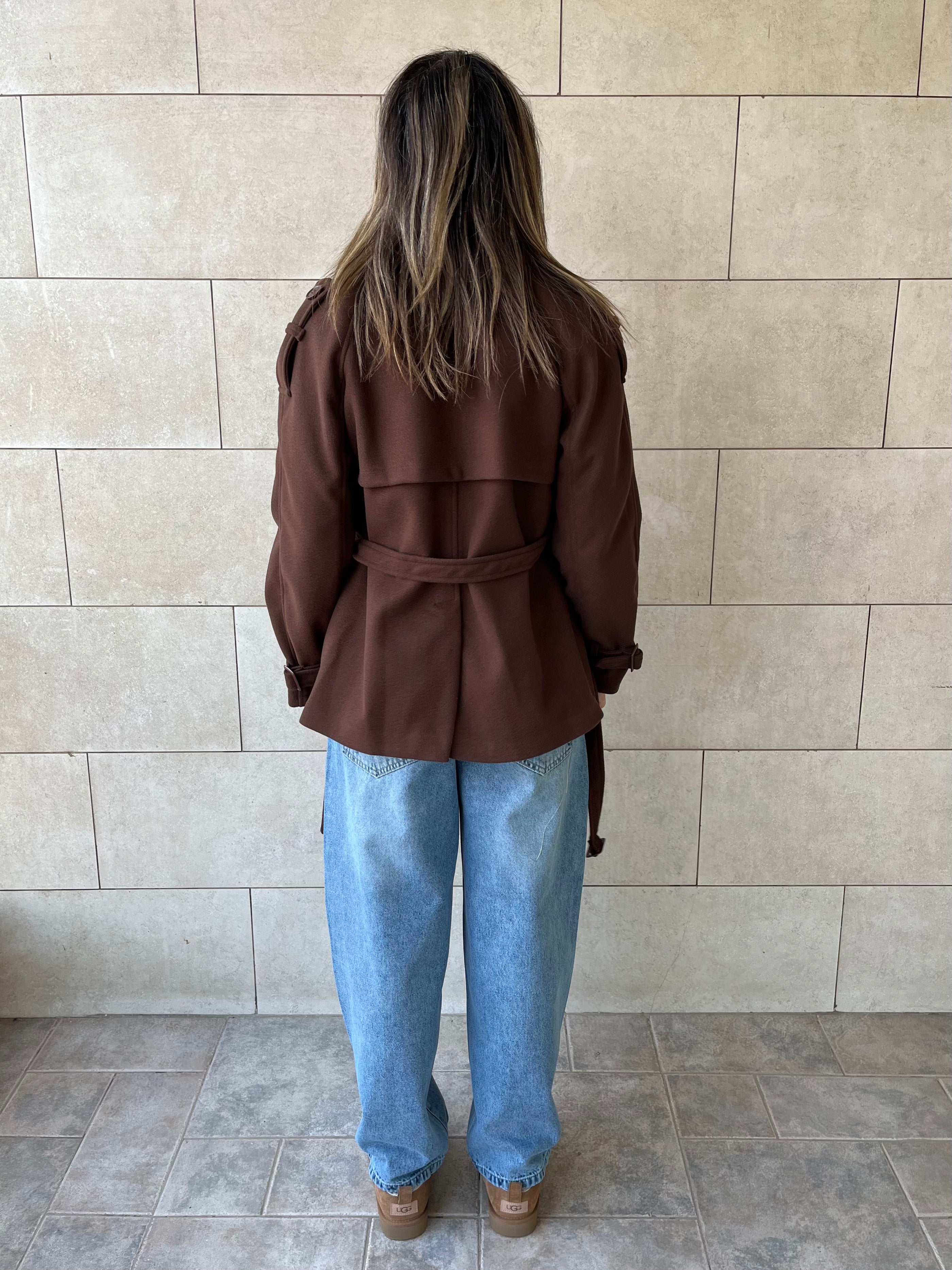 Brown Trench Edit Jacket