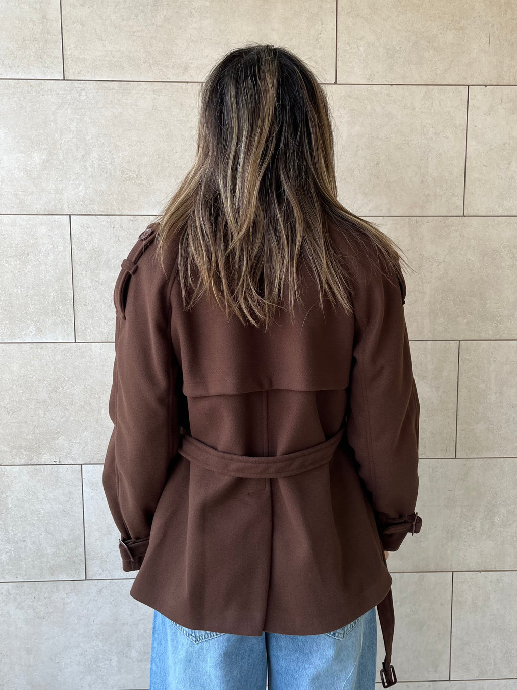 Brown Trench Edit Jacket