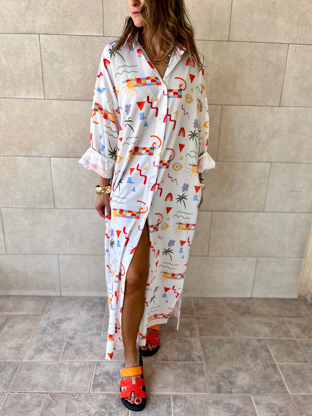 Coastal Carnival Beach Shirt