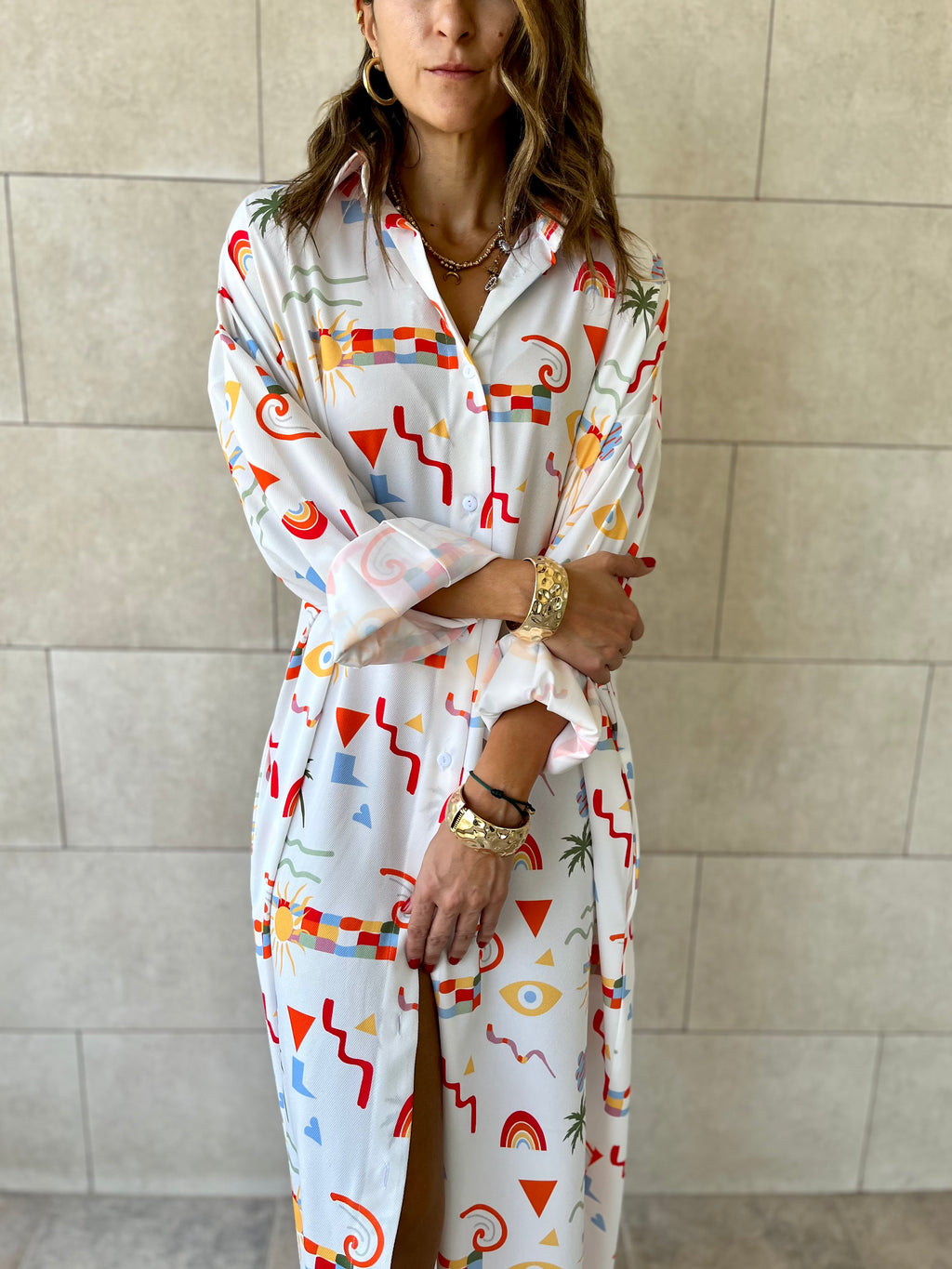 Coastal Carnival Beach Shirt