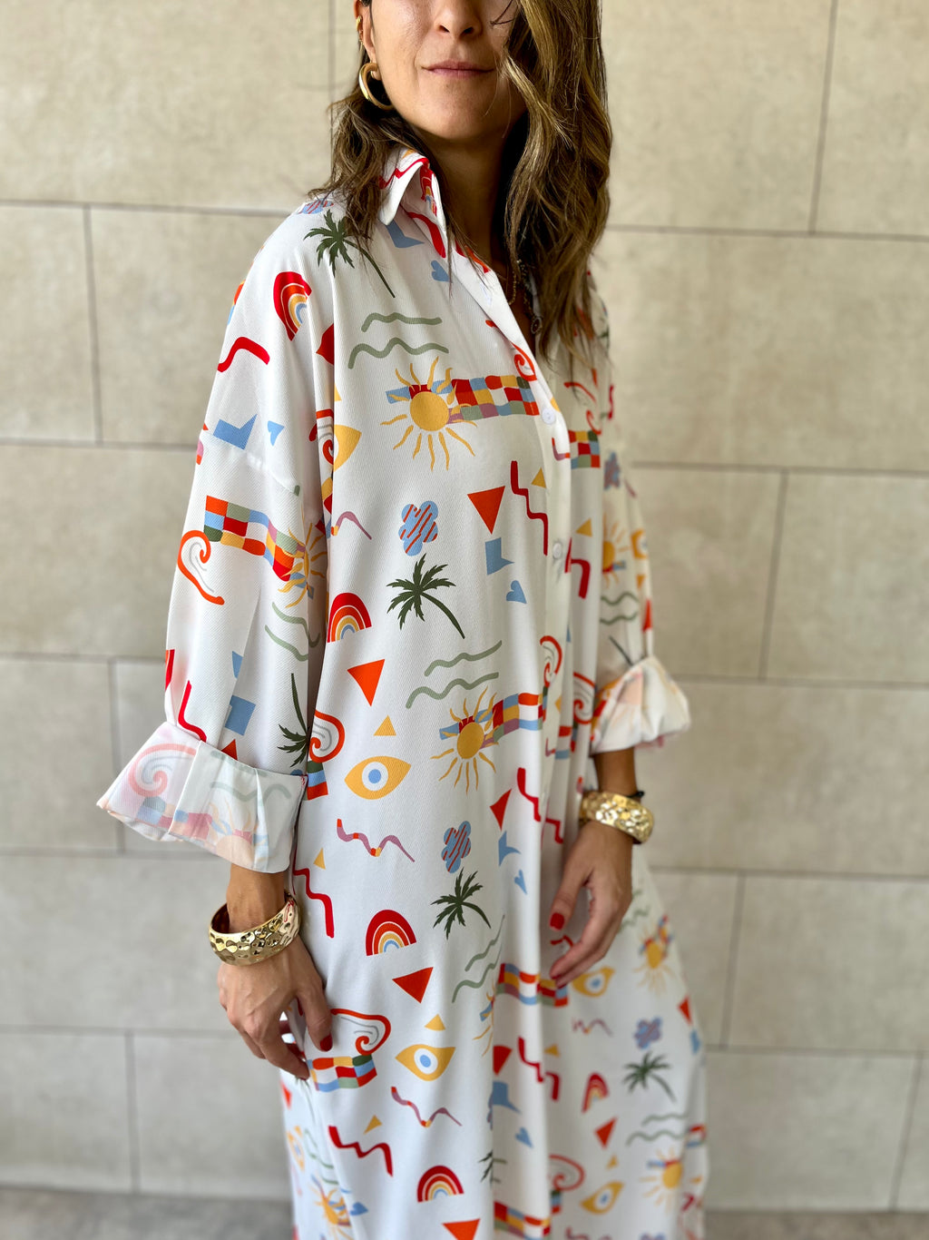 Coastal Carnival Beach Shirt