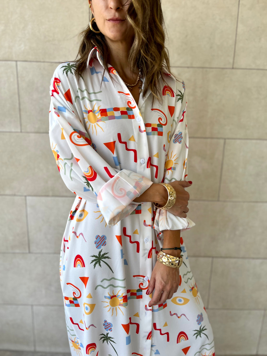 Coastal Carnival Beach Shirt