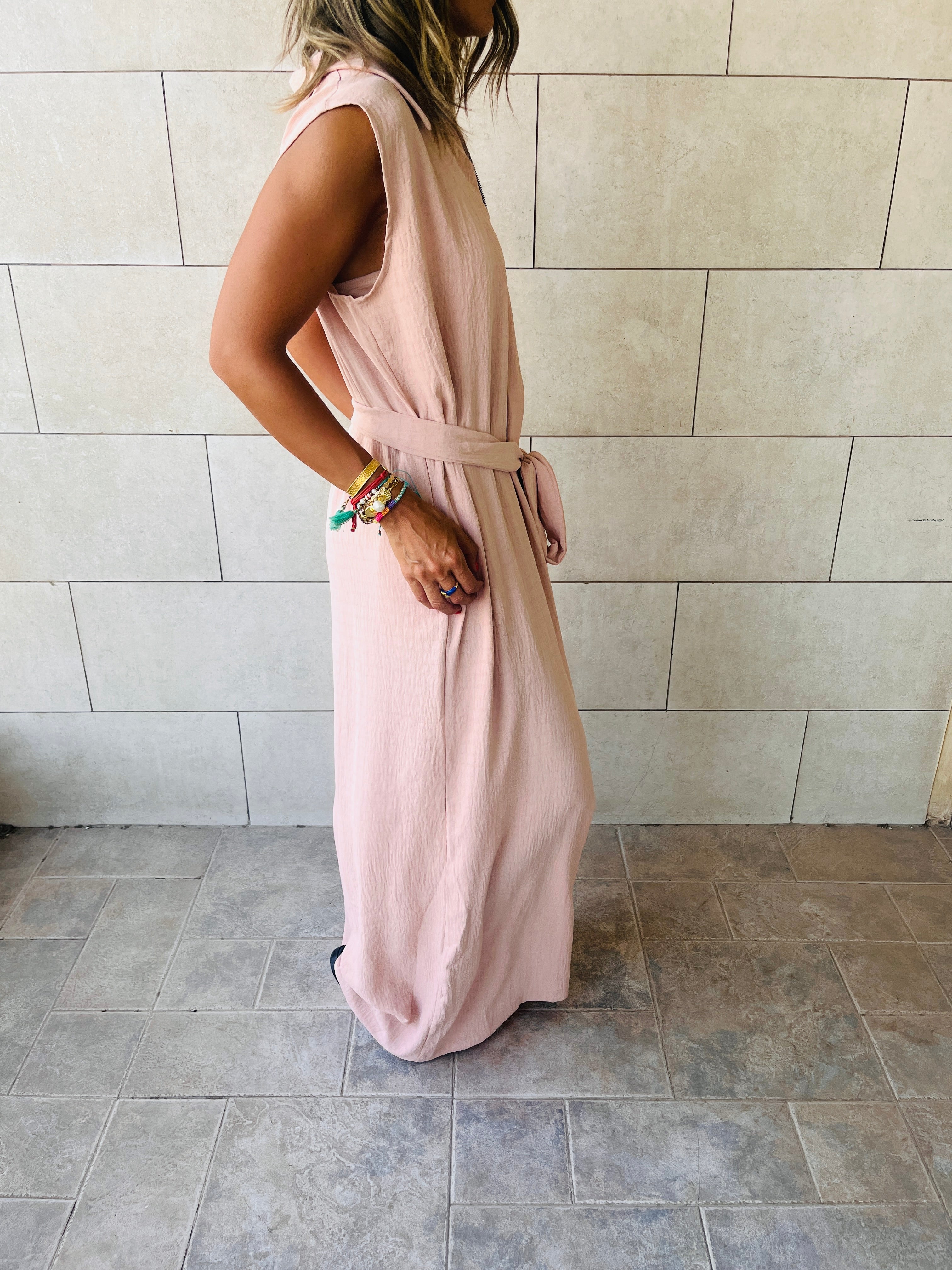 Rose Boho Chic Jumpsuit