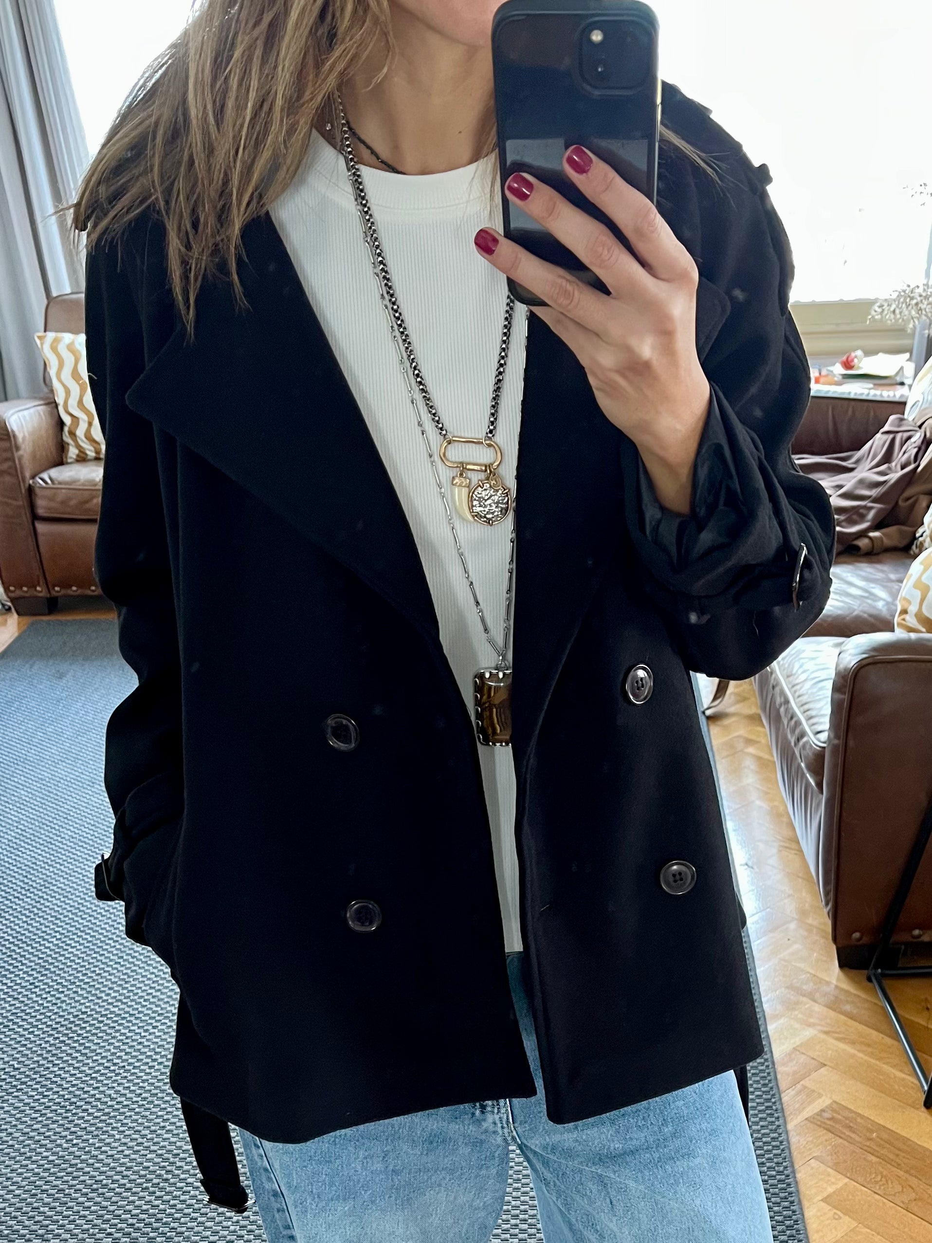 Black Trench Edit Jacket