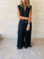 Black Boho Chic Jumpsuit