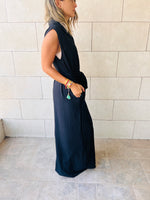 Black Boho Chic Jumpsuit