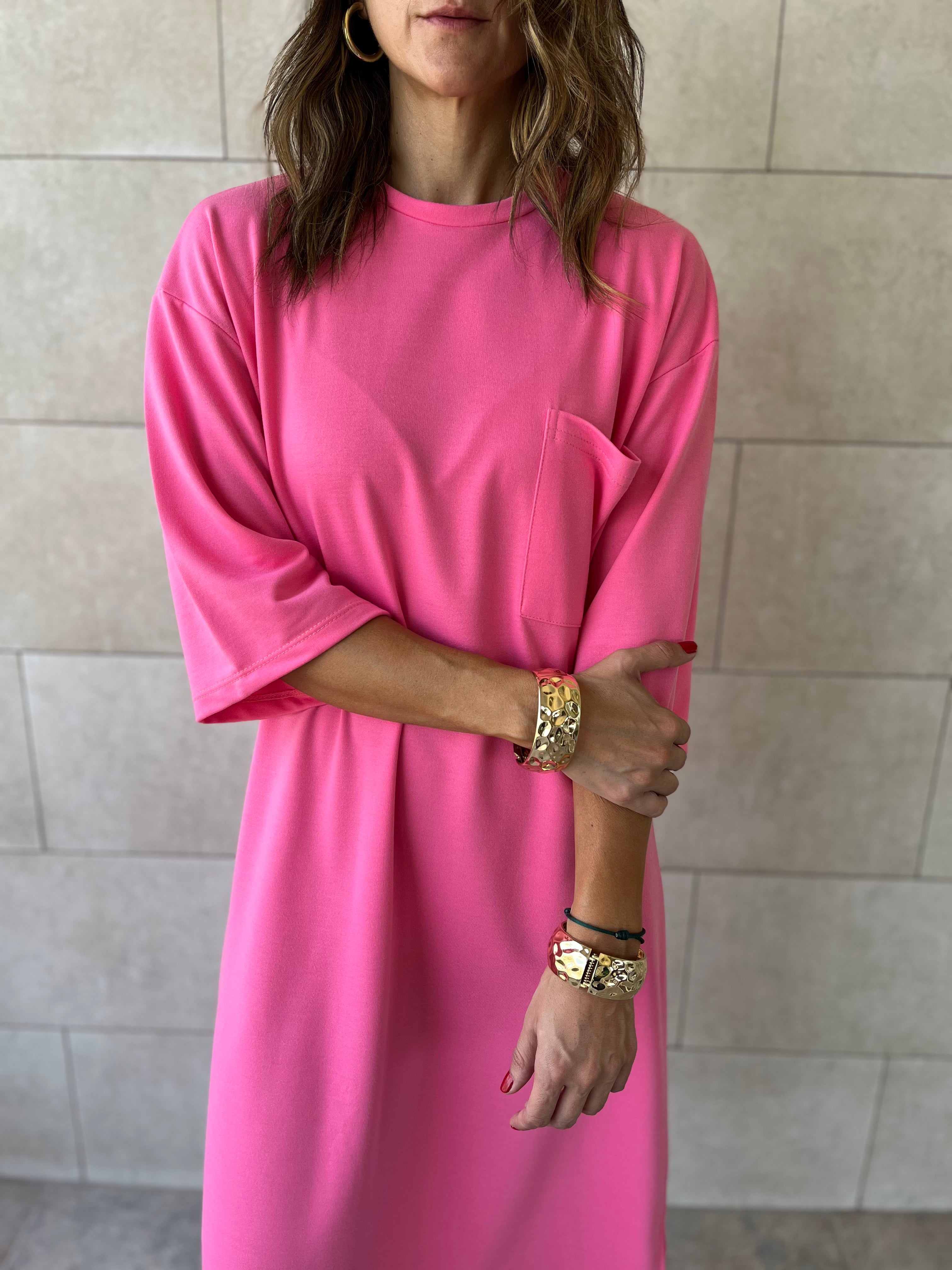 Pink Softline Shift Dress