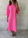 Pink Softline Shift Dress