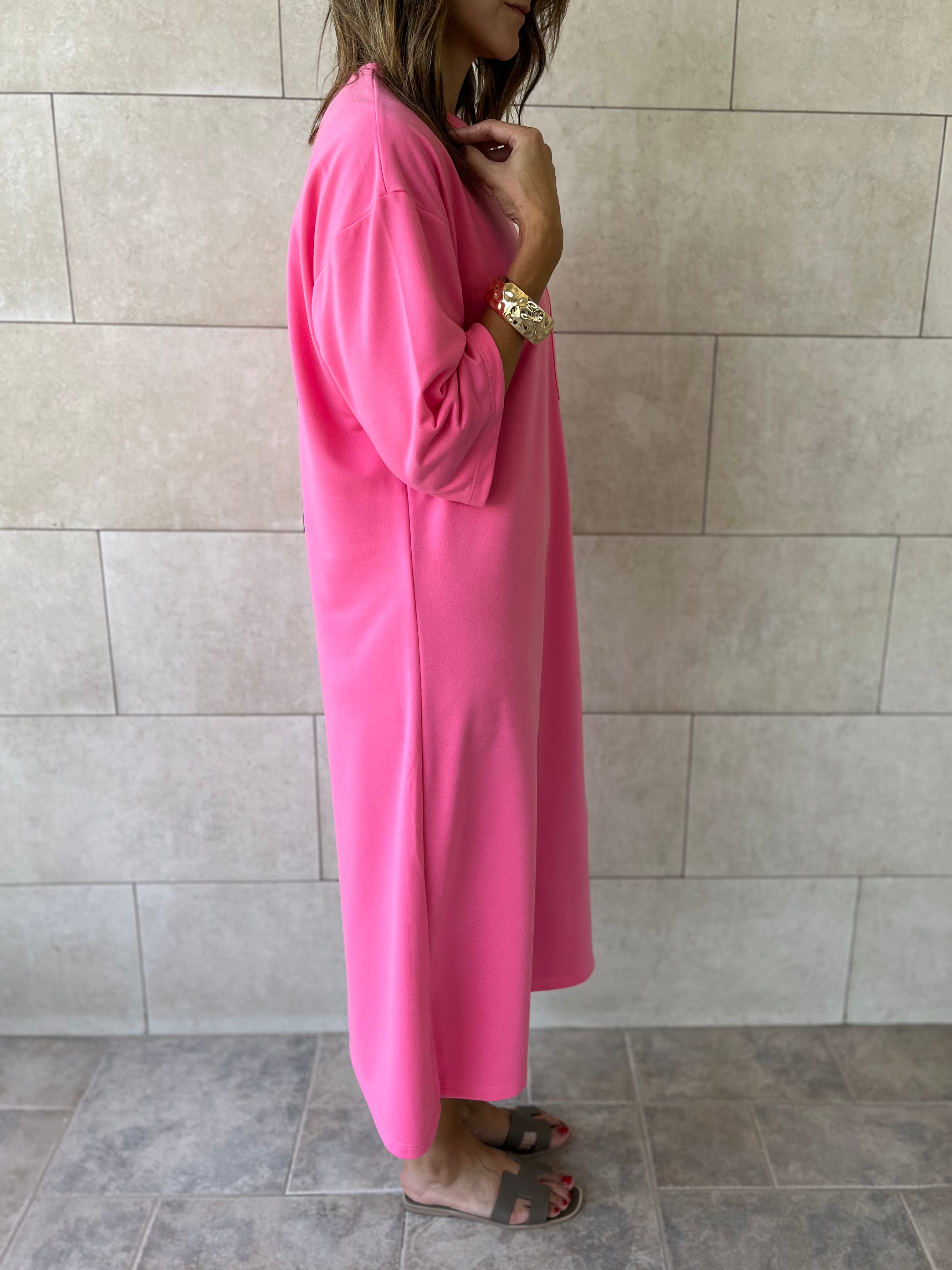 Pink Softline Shift Dress