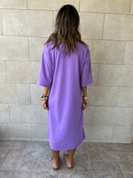 Purple Softline Shift Dress
