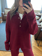 Burgundy Living Set