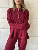 Burgundy Living Set
