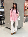 Pink Bubble Sleeve Everyday Shirt