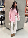 Pink Bubble Sleeve Everyday Shirt