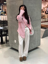 Pink Bubble Sleeve Everyday Shirt