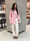 Pink Bubble Sleeve Everyday Shirt