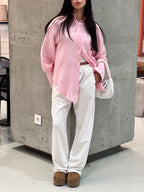 Pink Bubble Sleeve Everyday Shirt