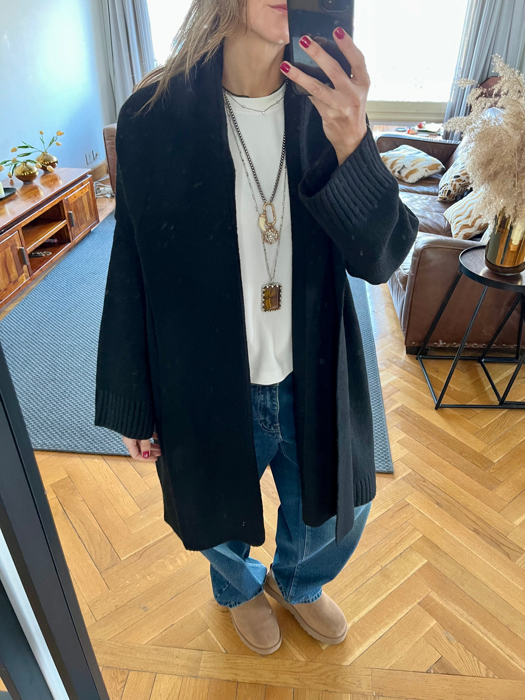 Black Chilly Cardigan